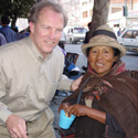 David Johnston in La Paz, Bolivia following the First Gas War in 2003